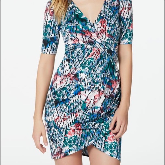 NWT Ruched wrap dress - Picture 2 of 7